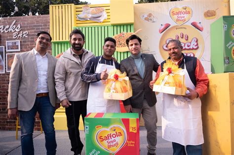Saffola Presents Indias First Ever Soya Bhurji Cook Off Judged By