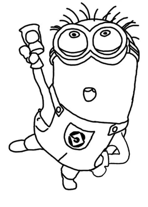 Jerry Dance The Minion Coloring Page Coloring Pages Coloring Cool