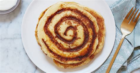Cinnamon Roll Pancakes Recipe Purewow