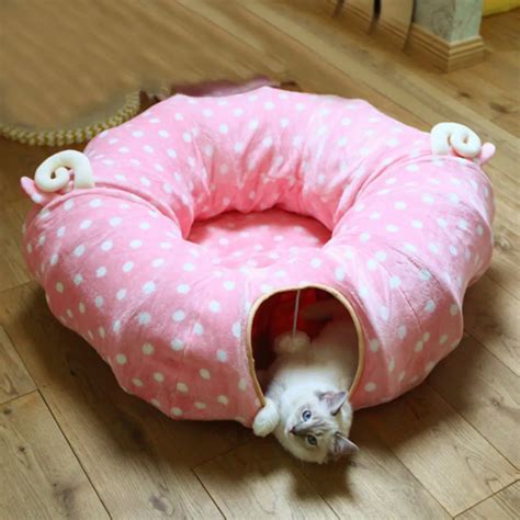 Funny Cat Play Toy Tunnel Pet Tunnel Foldable Bulk Small Pet Toys