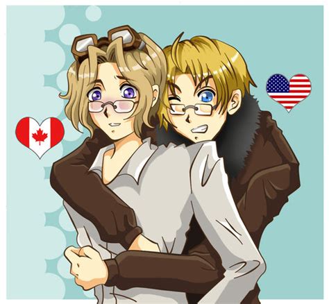 Hetalia Canada And America By Laurama On Deviantart