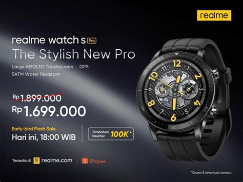 Realme Watch S Pro Resmi Meluncur Di Indonesia Itworks