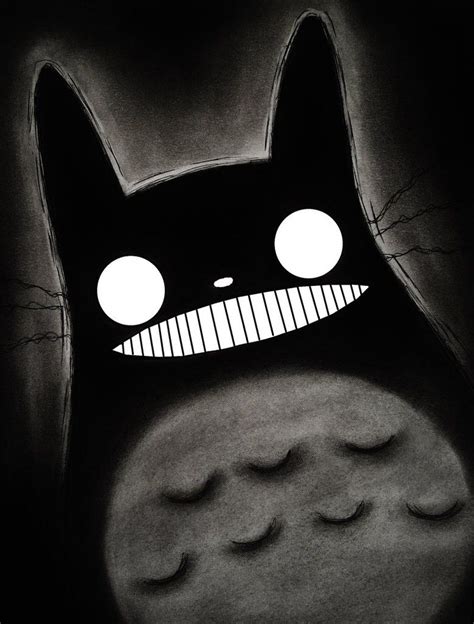 Creepy Totoro By Missetka Cute Monsters Manga Comics Totoro Nippon