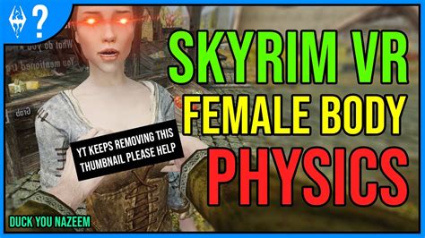 how to install skyrim vr boobs and ass physics 2021 youtube