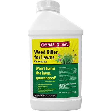Compare N Save Oz Weed Killer For Lawns Liquid Herbicide The Home Depot