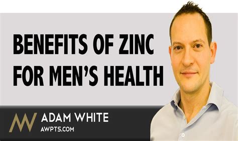 These products usually contain specialized formulas. Benefits Of Zinc For Men - YouTube