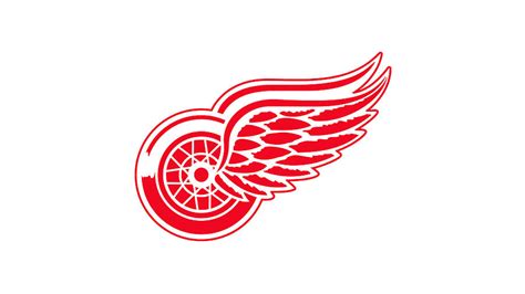 Detroit Red Wings Official Logo Nhl National Hockey League Hockey