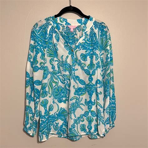 Lilly Pulitzer Tops Lilly Pulitzer Blouse Poshmark