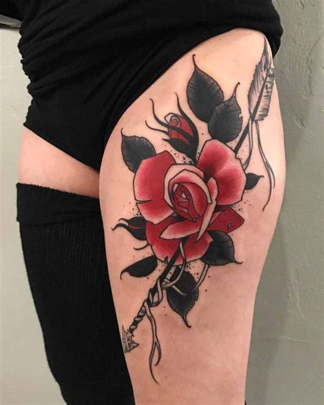 Rose Tattoo Hip Best Tattoo Ideas Gallery
