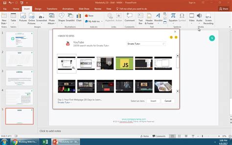 How To Insert Youtube Videos Into Powerpoint Slideshows Images And