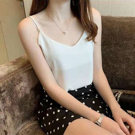 Buy Chiffon Camisole Women S Spring And Summer Wear New Loose And Versatile Bottoming Shirt Sexy