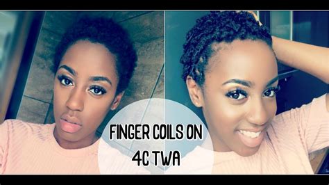 However, with a little bit more effort and patience beautiful short natural 4c hairstyles are achievable on 4c hair type at home. Finger Coils On Short Type 4 Natural Hair | Natural ...