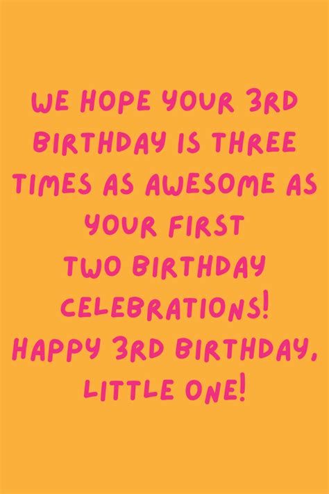 33 Happy 3rd Birthday Quotes Wishes And Images Darling Quote