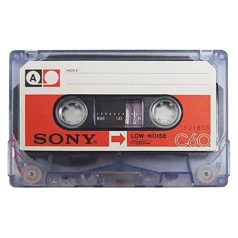 Sony AB C-60 (1976-78) ferric blank audio cassette tapes - Retro Style Media
