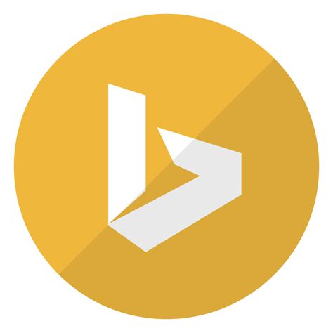 Bing Logo Microsoft Search Search Engine Icon Free Download