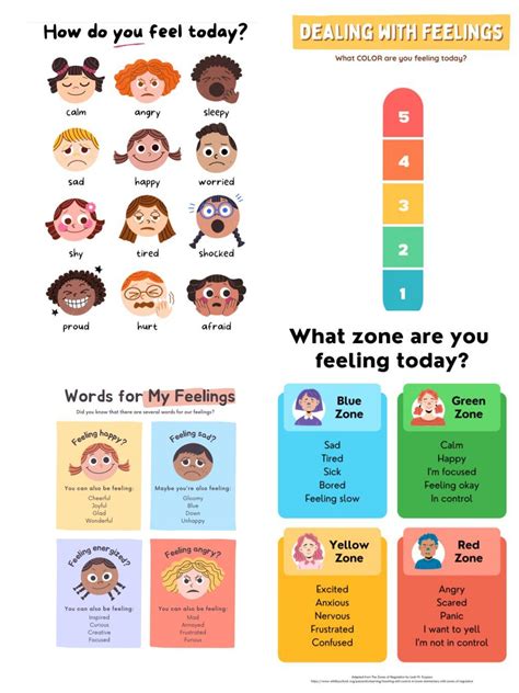 Printable Worksheets To Help With Emotions And Identifying Feelings
