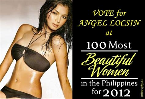 twilight angels vote angel locsin at 100 most beautiful women poll
