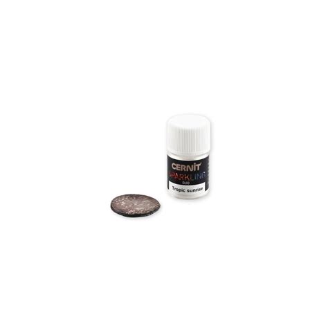 Mica Powder For Polymer Clay Cernit Sparkling Duo Tropic Sunrise X2g