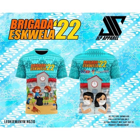 Brigada Eskwela Tshirt 2022 For Women Men Full Sublimation Jersey New