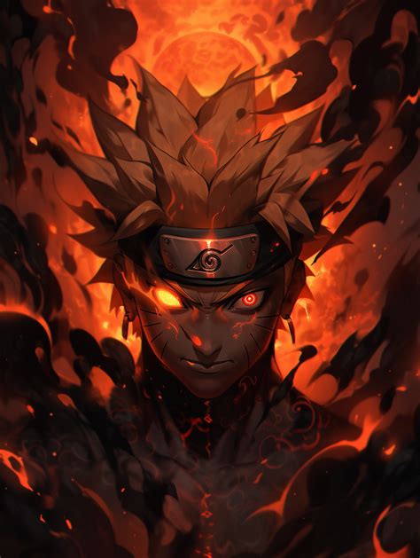 Hkakyol Dark Evil Naruto Uzumaki Highly Detailed C By Whitehatdesigner