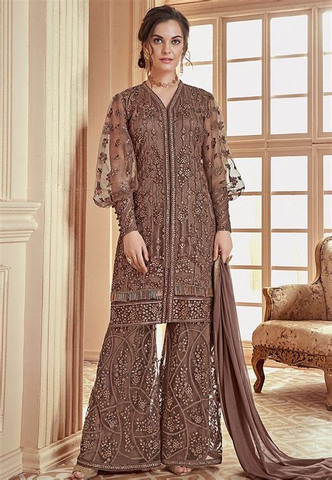 Buy Pakistani Plazo Dress In Stock