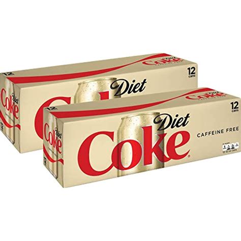 Diet Coke Caffeine Free Soda Soft Drink 12 Fl Oz 24 Pack