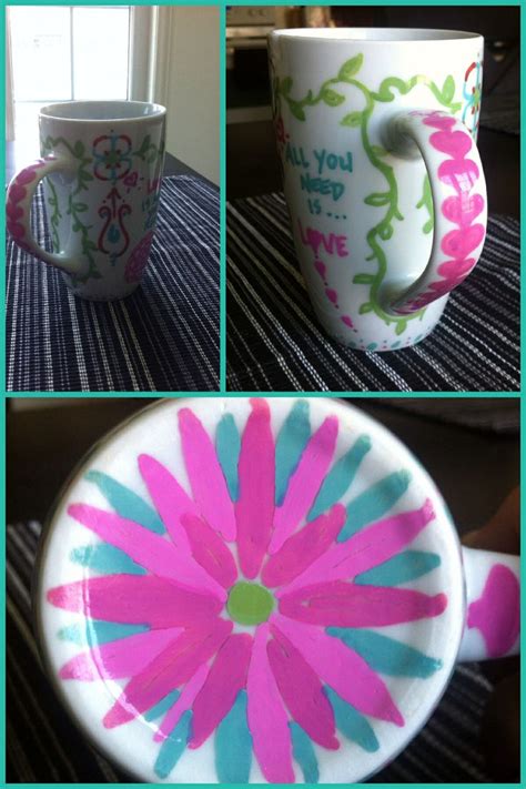 Diy Sharpie Mugs I Made These With My Preschool Class For Mothers Day