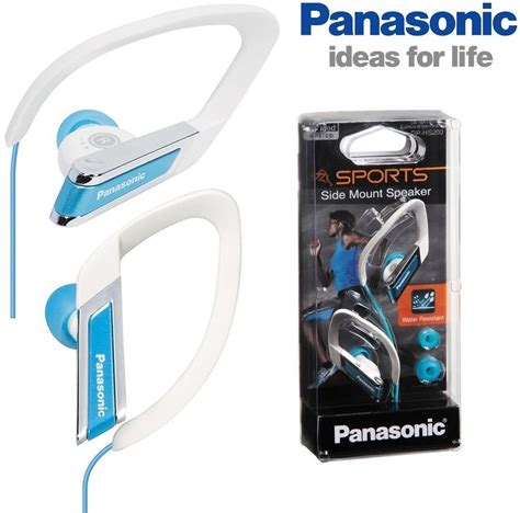 Panasonic Rp Hs200e A Blue Water Resistant Sport Headphones Earphones