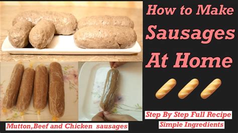How To Make Sausages At Home Make Sausages With Simple Ingredients