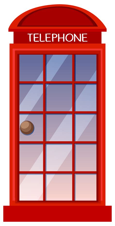 Telephone Booth Clipart