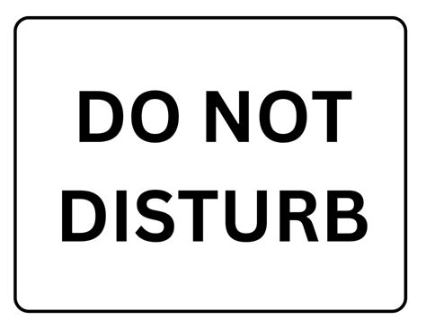 Do Not Disturb Printable Sign Printable Templates Free Pdf Downloads