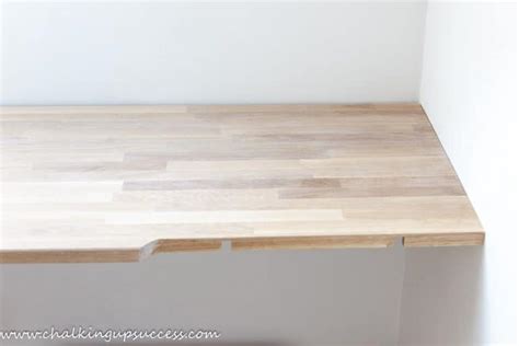 A Diy Corner Desk For The Room At The Top Of The Stairs Chalking Up