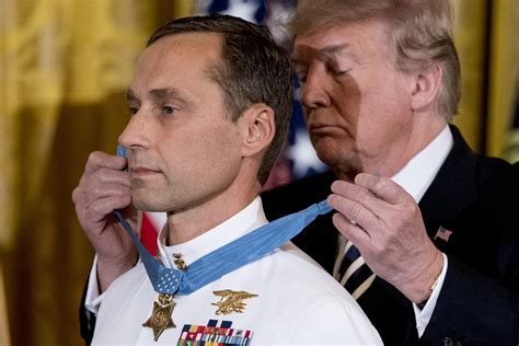 Trump Awards Medal Of Honor To Navy Senior Chief Slabinski