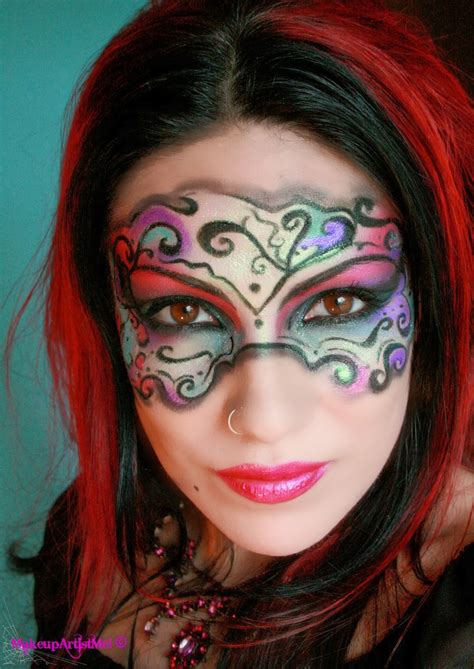 Masked Beauty Masquerade Costume Makeup Tutorial