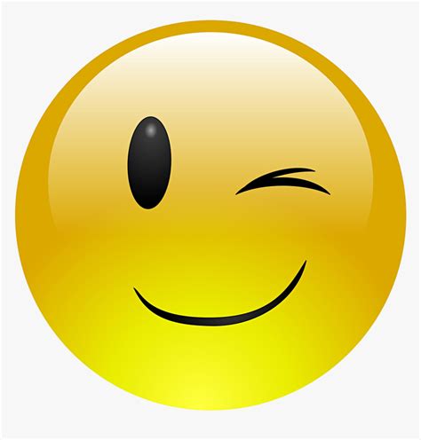Smiley Clipart Emoji Free Wink Emoji Hd Png Download Kindpng