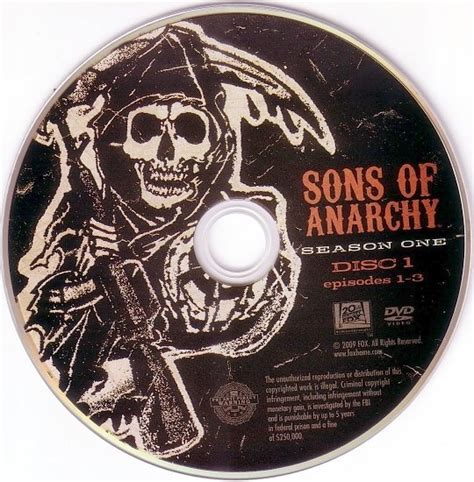 Sons Of Anarchy Season 1 R1 Dvd Covers And Labels