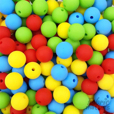 12mm Round Silicone Beads Mini Matters