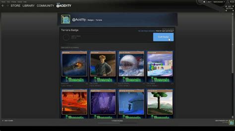 Steam Trading Cards Terraria Level 1 Badge Crafting Summer Sale