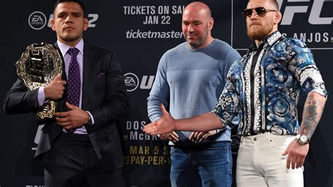 Conor Mcgregor Dressed As Mexican Gangster El Chapo For Press Conference With Rafael Dos Anjos