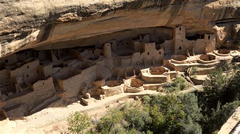 Premium Stock Video Cliff Palace Ancestral Pueblo Dwelling Ruins In