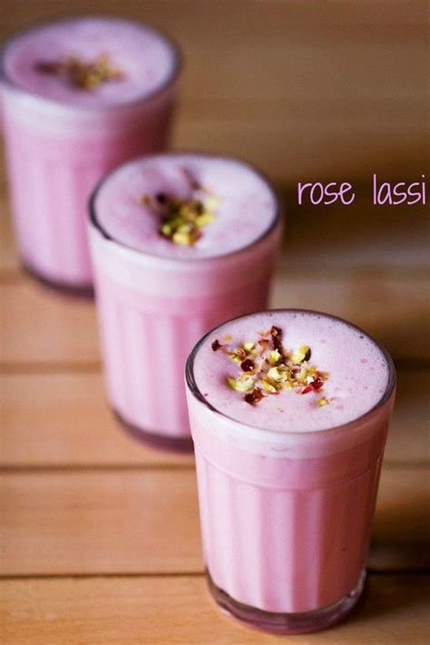 rose lassi recipe how to make rose lassi recipe lassi recipes lassi recipes rose recipes food