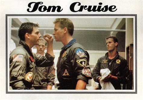 Tom Cruise Val Kilmer Rick Rossovich And Anthony Edwards In Top Gun