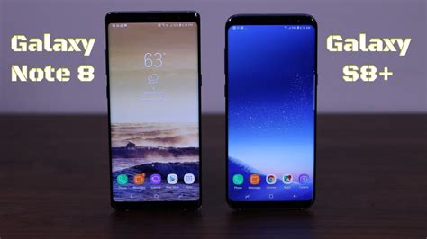 We've added details of both these things to this review. Samsung Galaxy Note 8 vs Samsung Galaxy S8+ Plus: Full ...