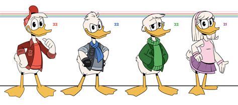 Ducktales Young Adults By Mexcraziness On Deviantart