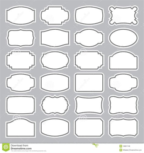 They are ready for your own content, just use our online designer to add whatever you need, save and order! Fancy Labels Printable Free | Free Printable