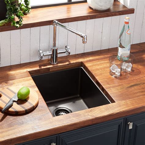 Composite granite and quartz front apron sinks are also relatively affordable. 30" Atlas Stainless Steel Farmhouse Sink - Curved Apron ...