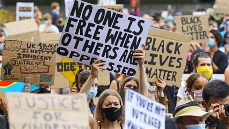 Brighton Protest Black Lives Matter Event Follows Video Outcry Bbc News