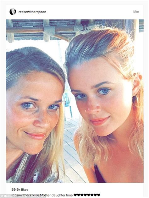 Reese Witherspoon Shares Precious Photo With Her Mini Me Ava Daily