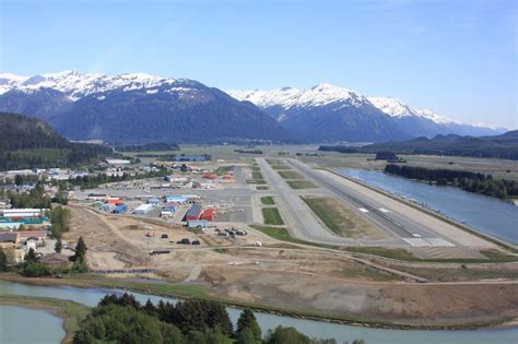Juneau Airport Dream Vacations Juneau Aerial View