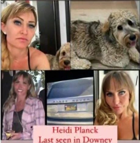 Ca Heidi Planck Missing From Los Angeles Ca Oct Age